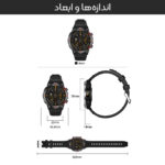 ساعت هوشمند 48 میلی متری مدل V900i PRO با بند سیلیکونی