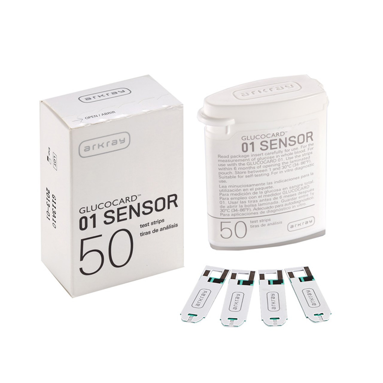 نوار تست قند خون آرکری مدل Glucocard-01 Sensor بسته 50 عددی نوار تست قند خون آرکری مدل Glucocard-01 Sensor بسته 50 عددی